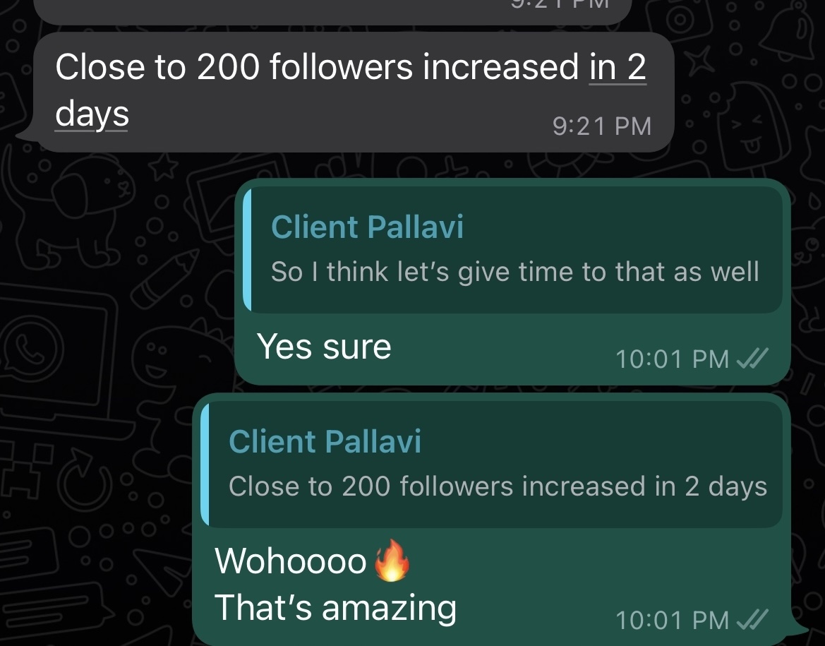 Client love